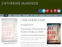 Tablet Screenshot of catherinemckenzie.com